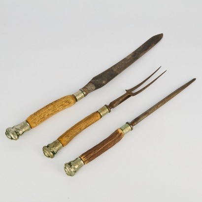 An 1800s Joseph Elliot Carving Set