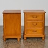 A Dansk Mobler Mid-Century Kauri Bedside Cabinets
