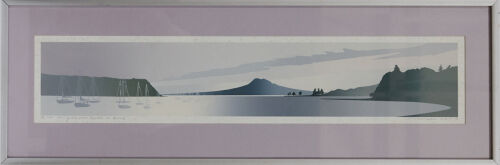 MALCOLM WARR Rangitoto from Bucklands Beach