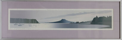 MALCOLM WARR Rangitoto from Bucklands Beach