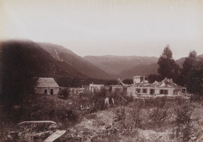 UNKNOWN PHOTOGRAPHER House in Ruins