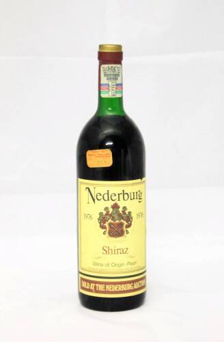 (4) 1976 Nederburg Shiraz