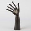 A Carved Wood Black Hand Sculpture