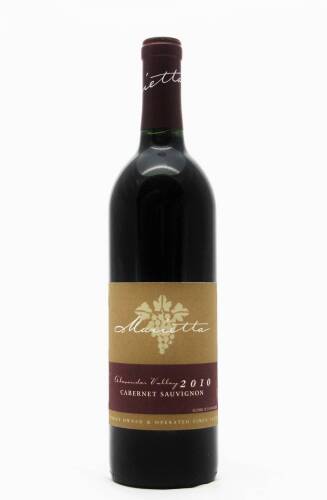 (1) 2010 Marietta Cellars Cabernet Sauvignon