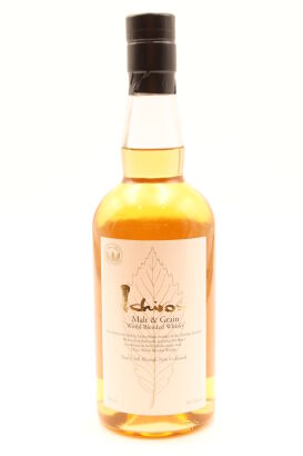 (1) Ichiro's Malt & Grain White Label Whisky 70cl 46.5% alc. 秩父 白葉 威士忌