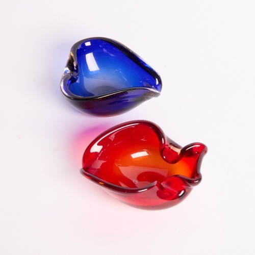 A Pair of Murano Glass Bowls