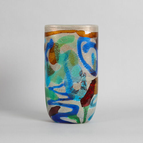 A Handblown Art Glass Vase by Oggetti