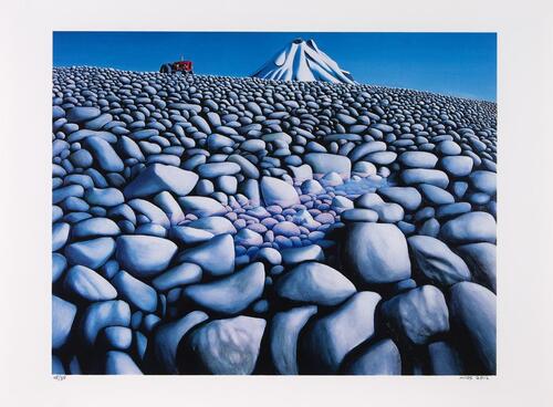 MICHAEL SMITHER Rocks, Tractor, Mountain