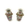 A Pair of Chinese Late Qing Dynasty Canton Famille Rose Vases - 2