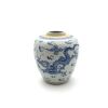 A Chinese Blue and White 'Dragon and Phoenix' Jar