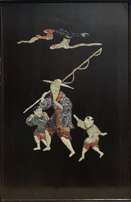 A Chinese Jade Inlaid Panel