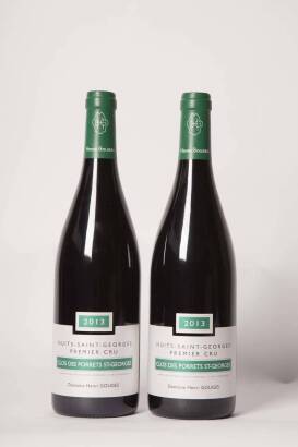 (2) 2013 Domaine Henri Gouges Nuits St George 1er Cru Clos des Porrets St Georges, Cote de Nuits
