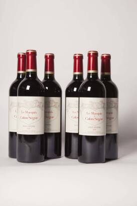 (6) 2014 Le Marquis de Calon Segur, St Estephe