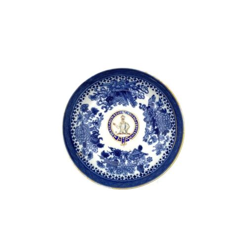 An 18th Century Chinese Qianlong Period Export Blue and White Saucer
