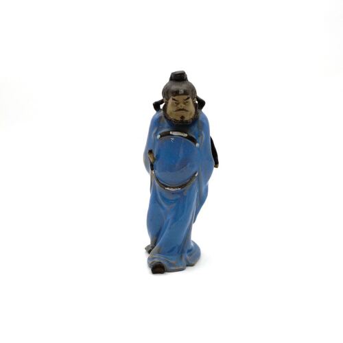 A Chinese Foshan Ceramic Statue of 'Zhongkui'