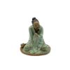 A Chinese Foshan Ceramic Statue of Scholar (chipped)