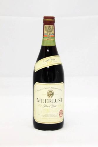 (1) 1985 Meerlust Pinot Noir