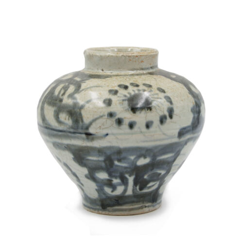 A Chinese Yuan Dynasty Blue and White Jar