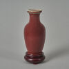 A Chinese Red-glazed Vase