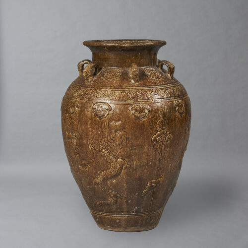 A Stoneware Urn