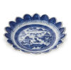 A Late 18th Century Chinese Blue and White 'Landscape' Saucer
