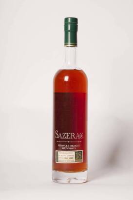 (1) Sazerac Kentucky Straight Rye Whiskey 18 years old (bottled Fall 2010)