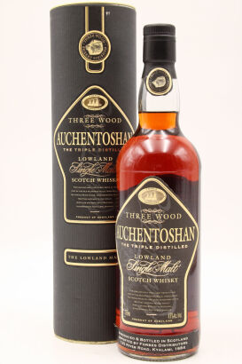 (1) Auchentoshan Three Wood early 2000's 43%ABV, 700ml