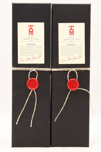 (2) 2002 Church Road Tom Merlot - Cabernet Sauvignon, Hawke's Bay [BC96] (GB)