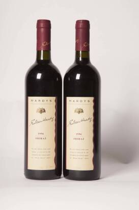 (2) 1996 Hardy&rsquo;s Eileen Shiraz, McLaren Vale