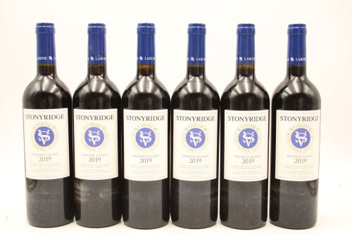 (6) 2019 Stonyridge Vineyard Larose, Waiheke
