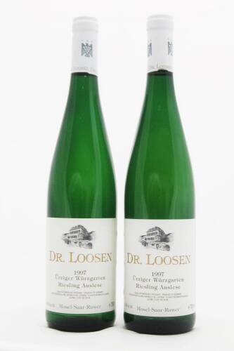 (2) 1997 Weingut Dr Loosen Urziger Wurzgarten Riesling Auslese