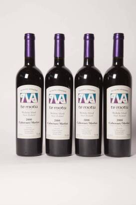 (4) 2000 Te Motu Cabernet Sauvignon/Merlot, Waiheke