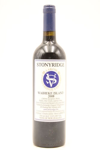 (1) 2008 Stonyridge Larose, Waiheke Island