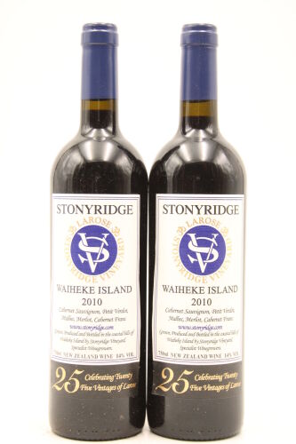 (2) 2010 Stonyridge Vineyard Larose, Waiheke Island