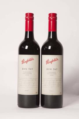 (2) 2008 Penfolds Bin 707 Cabernet Sauvignon, South Australia