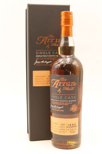 (1) The Arran Malt Distillery 1998 Sherry Cask 17 Year Old Single Malt Scotch Whisky, Bottled 2015 Isle of Arran, Cask # 214/ Bottle 489/574, 53.4% ABV (GB)