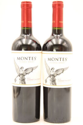 (2) 2013 Montes Classic Series Cabernet Sauvignon, Chile