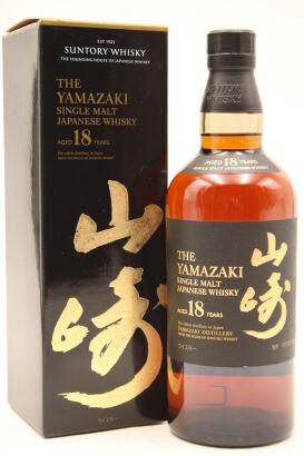 (1) The Yamazaki 18 Year Old Single Malt Whisky, 43%ABV, 700ml (Old Edition)