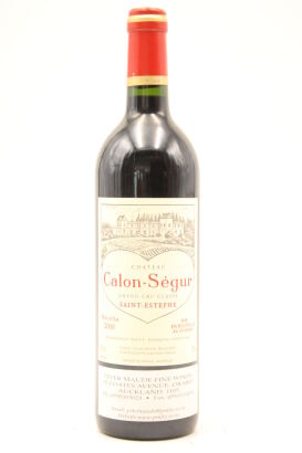 (1) 2000 Chateau Calon-Segur, Saint-Estephe [JR17]