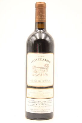 (1) 2000 Chateau Clos de Sarpe, Saint-Emilion Grand Cru