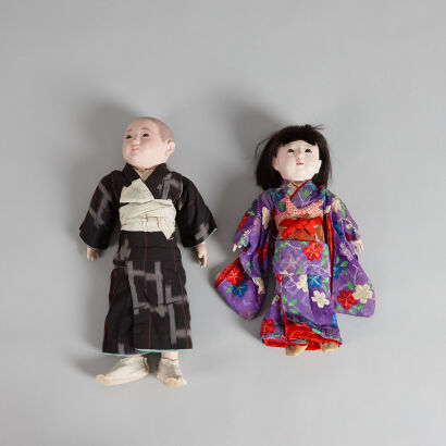 Two Japanese Dolls