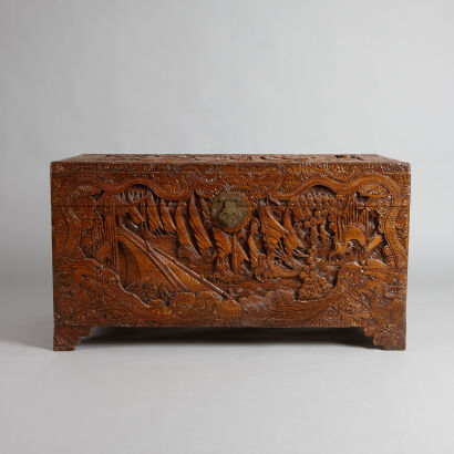 A Chinese Wooden Chest