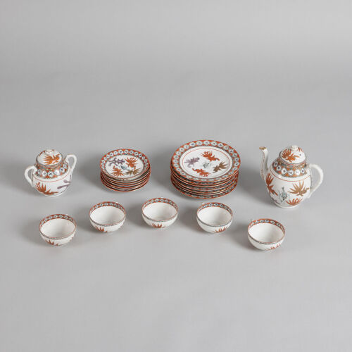 A Chinese Eggshell Tea Set