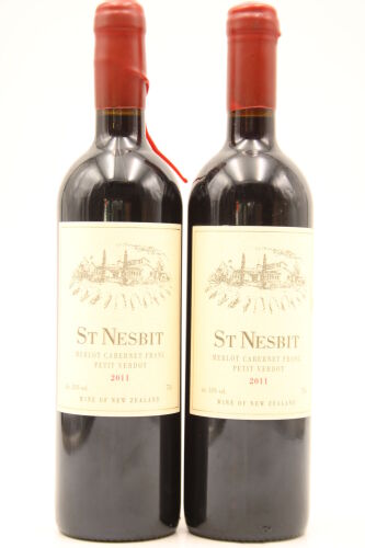 (2) 2011 St Nesbit Cabernet Merlot Petit Verdot, Auckland