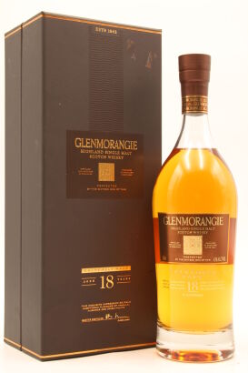 (1) Glenmorangie 18 Year Old Extremely Rare Single Malt Whisky, 43%ABV, 700ml