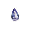 A loose 5.43 carat Tanzanite. Pear cut. Violet blue with light medium tone and strong saturation. Loupe clean. 14.47 x 9.81 x 5.93mm. Gemologist's report available.