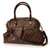 A Trevi PM handbag, Louis Vuitton. Features Damier leather canvas, leather handles, trim and strap. Red alcantara interior. Brass hardware. Approximately 34 x 25 x 20cm Dust bag included. Original receipt available.