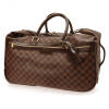 A Damier Eole 50 suitcase, Louis Vuitton. Features Damier leather canvas, leather handles, trim and straps. Canvas interior stamped BA1089. Brass hardware. Includes lock, keys, luggage tag and dust bag. Approximately 48 x 36 x 30cm. Original receipt avail