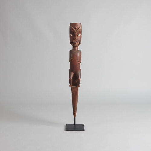 A Rare Late 19th Century Whakapakoko Atua (Godstick)