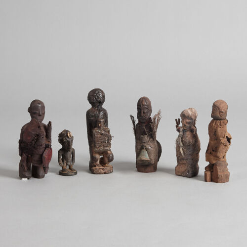 A Collection of Six Voodoo Figures, Benin